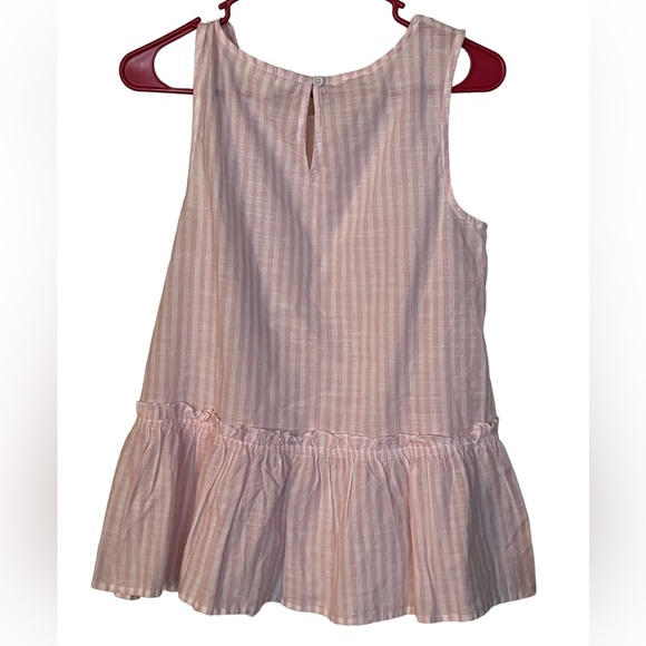 Beachlunchlounge pink & white striped top size XS - Picture 5 of 5